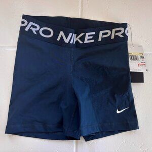 Nike Women's Pro 365 5" Shorts, Size Small, Midnight Navy, NWT